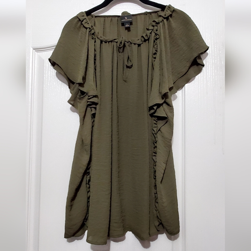 Women's Olive Green Blouse
